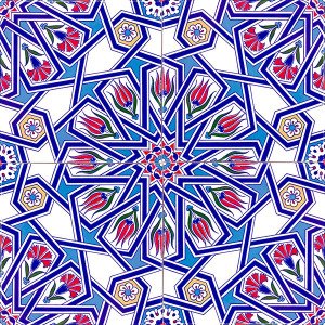 20×20 AC-17 Geometric Pattern Cini Ceramic Tile
