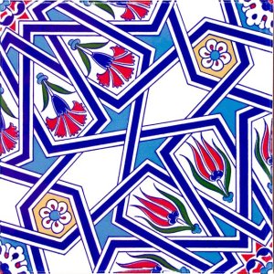 20×20 AC-17 Geometric Pattern Cini Ceramic Tile