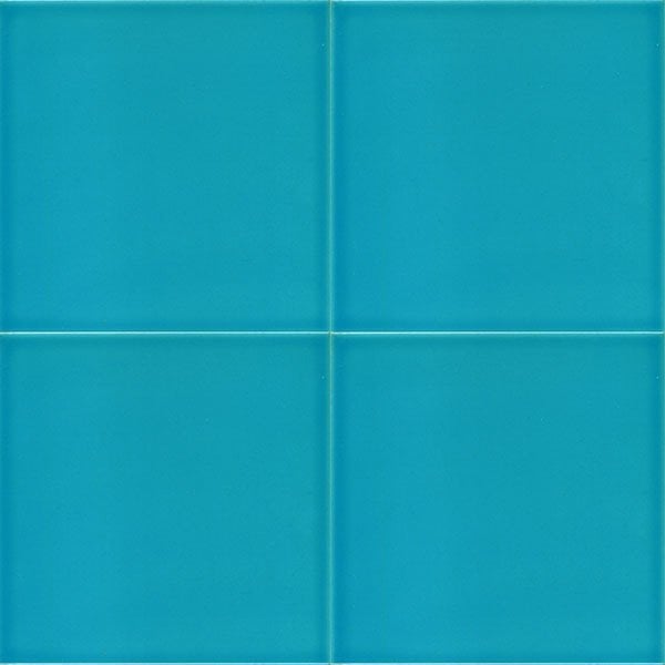 20×20 AC-24 Turquoise Pattern Cini Ceramic Tile
