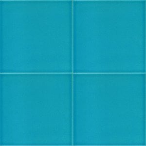 20×20 AC-24 Turquoise Pattern Cini Ceramic Tile
