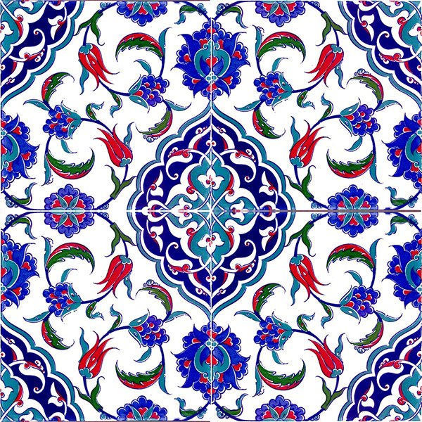20×20 AC-44 Ottoman Pattern Tile Tile
