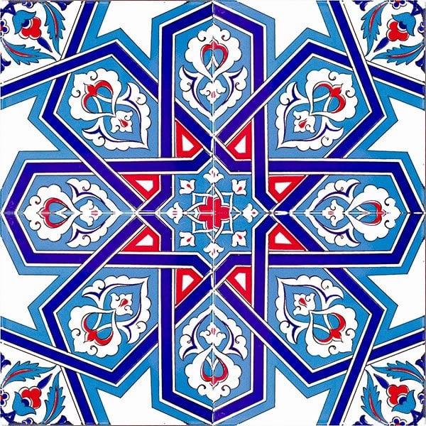 20×20 AC-72 Pearly Star Geometric Tile Tile