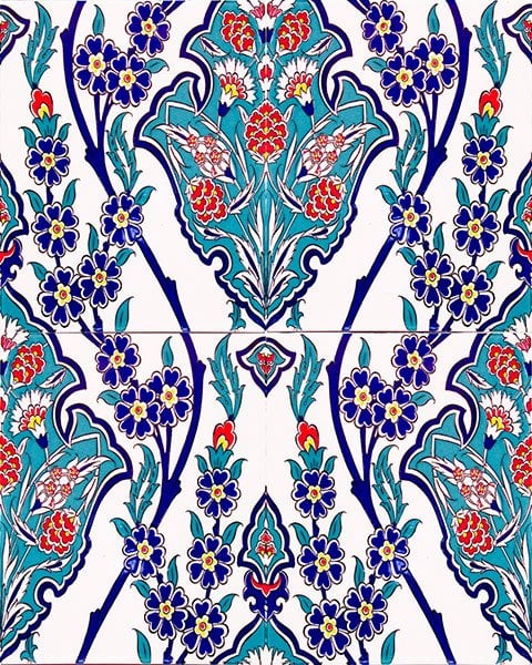 20×25 AC-1013 Carnation Patterned Tile Ceramic Tile