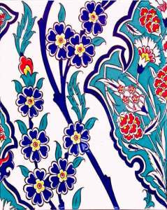 20×25 AC-1013 Carnation Patterned Tile Ceramic Tile
